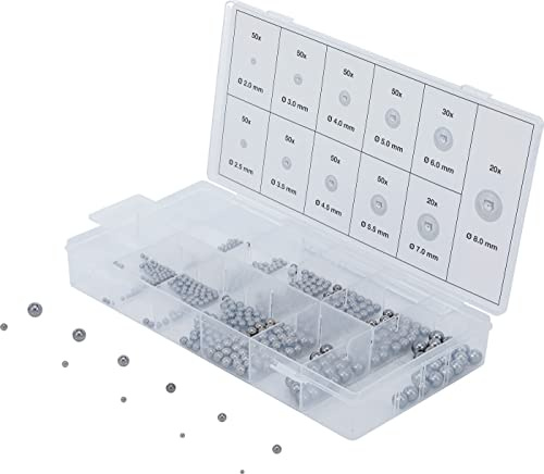 BGS 6853 | Stahlkugel-Sortiment | 470-tlg.