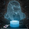 Nachttischlampe - Touch-Nachtlicht Science-Fiction-Film 3D-LED-Lampe Illusion, Geschenkidee Weihnachten Geburtstag Junge und Mädchen Nachttischlampe Kinder- oder Erwachsenenzimmer