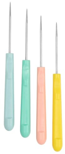 Cabilock Keksanreißer 4 Stück Keksdekorationswerkzeuge Zuckerrührnadel Anreißnadel DIY-Backnadel Schneebesen Edelstahlnadel Keksglasurnadel Sugarcraft-Handwerk