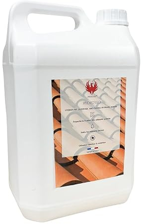 PHOENIX - Hydroleo - Hydrofuge toiture, façade et pierre naturelle - Protection imperméable contre l'eau et les taches - Hydrofuge bois, terrasse et béton - Application facile et durable 5L