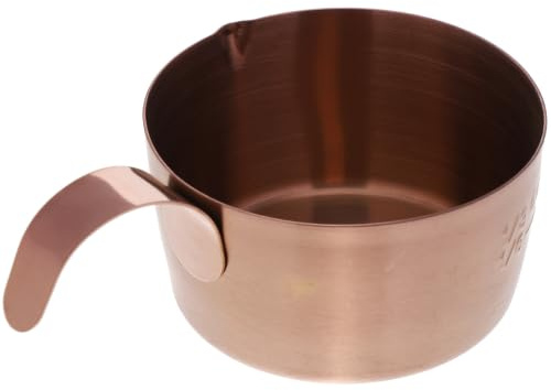 FELTECHELECTR Coppa Brocca in Acciaio Inossidabile da 80ml con Graduazione, Tazzina da Espresso Professionale Piccola e Facile da Usare per Casa e Occasioni di Ristorazione
