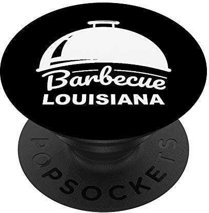 BBQ Grillmaster Louisiana Souvenir Barbecue Grill Gift PopSockets Grip and Stand for Phones and Tablets