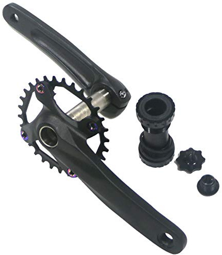 GANOPPER 30T MTB Crankset 1X Mountain Bike Crank Arm Set 170mm with 68mm 73mm BSA Bottom Bracket for MTB BMX Road Bicycle