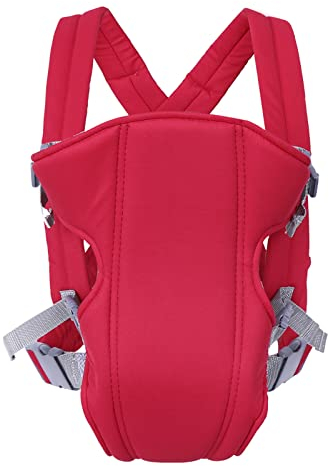 Tragetuchtrage, Verstellbarer Neugeborenen-Babytragerucksack Atmungsaktiv Vorne Hinten Tragegurt Sitz Neue Mehrere Positionen[Red] Tragetaschen & Zubehör