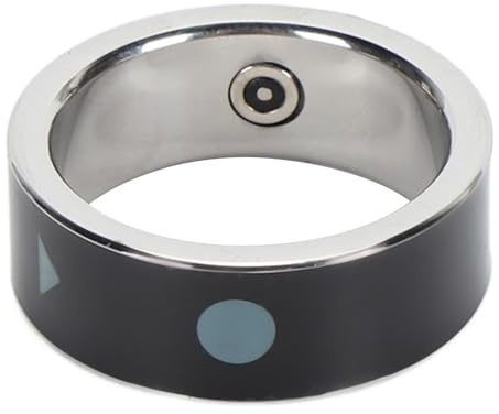 Bluetooth Smart Scrolling Ring, Vattentät App Remote Page Turner Smart Ring Support Magnetisk Laddning, Trådlös Kameraavtryckare Selfie-knapp, för OSX för (Storlek 20)