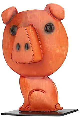 FUNOMOCYA Metall Brillenständer in Schweineform Für Brille Sonnenbrillen Brillen Halter Lagerung Rack Schreibtischdeko Desktop Ornament