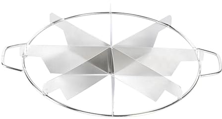 KESOTO Cortador de Tartas, Divisor de postres, Herramienta para Cortar porciones Iguales, Herramienta para Cortar Pizza para Uso doméstico, 8 Rebanadas