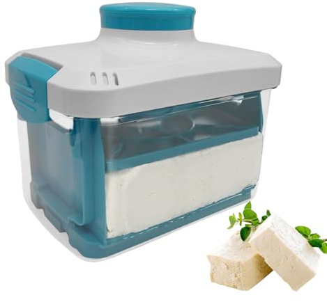 Generisch Prensa Paneer | Prensa ajustable para requesón de soja con sistema de drenaje, fácil extracción de agua de paneer, aparato de cocina para el hogar, ideal para hacer tofu, queso y cocinar