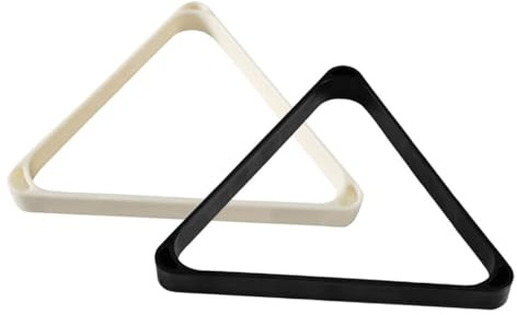 DECOMELODY 2 pièces Triangle Billard Robuste Cadre Stable pour Billes Usage Maison Club Fête