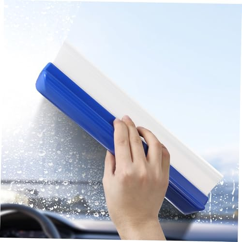 LOLIPPYY Raschietto per Pulizia Efficiente in Abs Blu per Vetri Auto Strumento Versatile per Pulire Finestre e Parabrezza Facilità di Specchi e Vetri