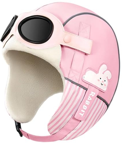 Brxmpn Casquette De Pilote pour Enfants avec Lunettes De Protection, Chapeau De Costume d'aviateur, Casquette De Déguisement Fantaisie pour Halloween, Carnaval, Jeu De Rôle, Décoration De Fête