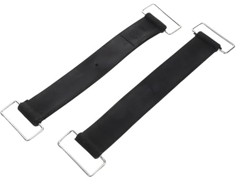 HYTROVE Correas Ajustables de Goma 2 Piezas para Batería de Motocicleta Función Antideslizante para Uso en Equipos de Motocicleta y Vehículos