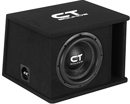 CT Sounds Single 10” 1300W Loaded Tropo Series Ported Car Subwoofer Box - TROPO-1X10D2
