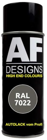 Alex Flittner Designs RAL7022 UMBRAU - Spray de pintura mate compatible con coche, color gris