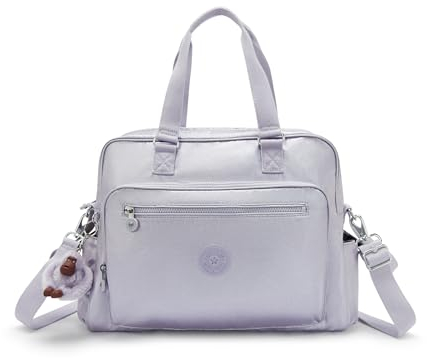 Kipling Damen Alanna Stofftasche, Mattiertes Flieder, Metallic