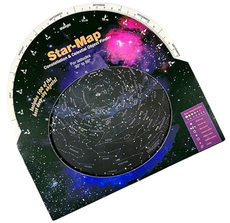Rdxanc Rotating Star Chart Map Suitable For Astronomy Enthusiasts Schools Science Clubs Portable Stargazing & Planet Discovery