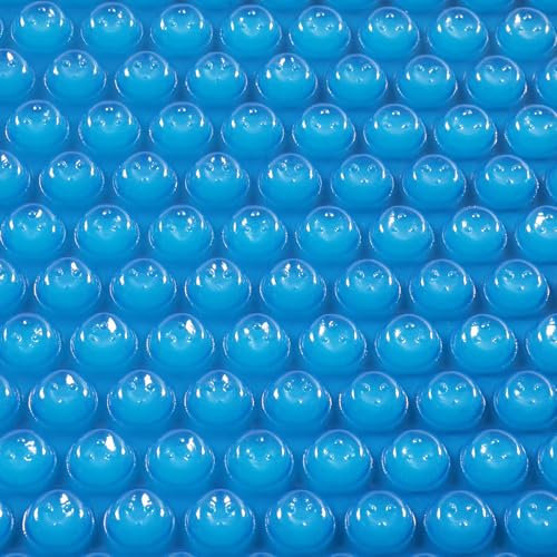 VINGLI 8 mil Solar Pool Cover, 24 ft Round Solar Blanket for Inground Pool and Above Ground Swimming Pool, 24’ Heat Retaining Solar Covers, Blue