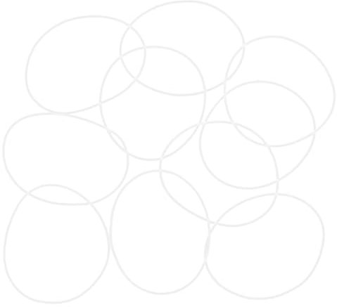 Mipcase 10 Pezzi Guarnizioni Anti-esplosione Per Occhiali Kit Riparazione e Installazione Accessori Per Occhiali Adatti a Ogni Stile e Necessità