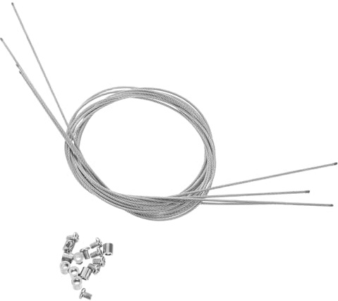 Artibetter 4piezas Accesorios De Cuerda De Acero Inoxidable Cable De Suspensión Para Colgar Cuadros y Lámparas Kit Para Uso Doméstico Oficina