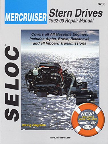 Sierra International Seloc Manual 18-03206 Mercruiser Stern Drives Repair 1992-2000 Gasoline Engine Includes Alpha Bravo Blackhawk & All Inboard Transmissions
