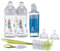 Bebeconfort Emotion, Kit biberons, contient 2 biberons 270 ml, 2 tétines silicone T1, 1 goupillon 2 en 1 et 1 liquide vaisselle 250 ml, 0 à 12 mois
