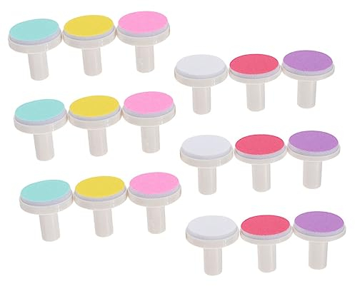 Beavorty 18 Stück Nagel Trimmer Ersatz Schleifköpfe Kompatibel Elektrischer Babynagelknipser Schonend Sicher Für Fingernägel Zehennägel Zubehör