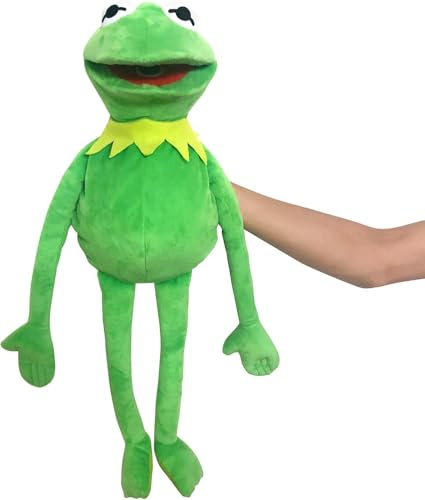 NICERINC Frog Puppet, The Muppets Show, Soft Hand Frog Stuffed Plush Toy, Gift Ideas for Boys and Grils- 24 Inches