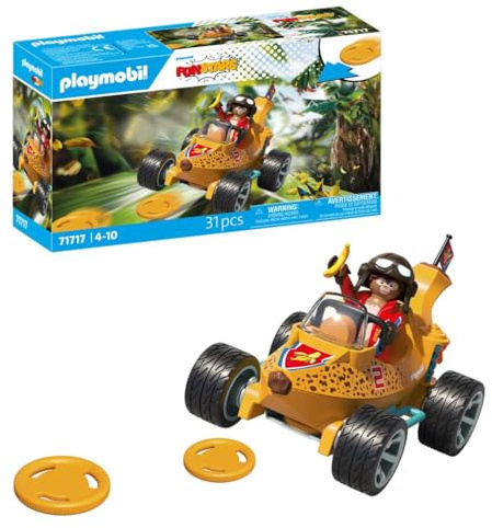 PLAYMOBIL | Fun Stars | Rasende Banane | Spielzeug ab 4 Jahren | Geschenk für Kinder | Spielzeug Auto | Mit Schießfunktion | 71717