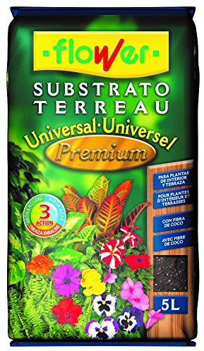 Flower Substrato Universal Premium, 5 l, Color Marrón