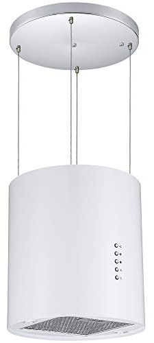 Cookology 35cm Wire-Hung Island Cooker Hood - 563.8 m³/h - White