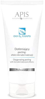 Apis OXY O2 Gesichtspeeling - 200 ml - Sauerstoffhaltig, Bifunktional, Aktiver Sauerstoff, Vulkangesteinpartikel Glättet, Regeneriert, Strafft, Spendet Feuchtigkeit
