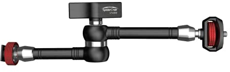 IFOOTAGE Brazo mágico de cámara de 9.5 pulgadas, brazo mágico articulado con tornillo de rosca de 1/4 y 3/8 pulgadas para equipo de cámara réflex digital/monitor LCD/luces LED, cabeza de bola, cabeza