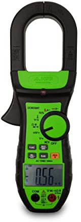 KPS Stromzange Professionelles Strom AC TRMS 1000A Spannung DC:1000V AC:750V Widerstand Frequenz Hz/Duty/% Kapazität und Temperatur 6000 Counts NCV CAT.IV