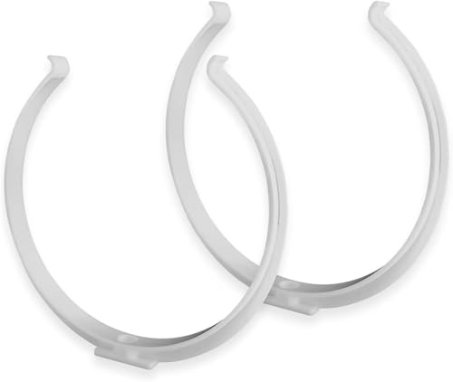 Steinberg14 vit Ø 150 mm rörklämma hållare för ventilationsrör plast runda rör frånluftsrör – PVC – 2 stycken