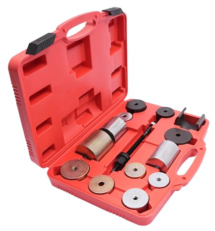 Fliuyr Silentlager-Werkzeug-Satz, Iron Bushing Removal Tool,Silentlager Werkzeug Abzieher Lager Demontage Montage Gummilager Satz Set, Eisenbuchsen-Entfernungswerkzeug