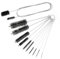 11PCS Flexible Pipe Cleaning Brush, 61inch Nylon Various Pipe Cleaners with 10PCS 8.2inch Mini Pipe Cleaners for Hose Pipe Cleaning Brush & Bottle Cleaner Brush ﻿