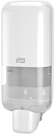 Tork Dispenser sapone e disinfettante, bianco, S4, compatibile con ricariche in schiuma, liquido e gel, linea Elevation, 564500