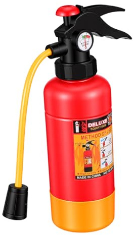 SOPOTUTU Mini Estintore Giocattolo Spruzzo D'acqua, Giocattolo Estivo da Spiaggia Portatile in Plastica Resistente, Gioco da Combattimento Acquatico per All'aperto