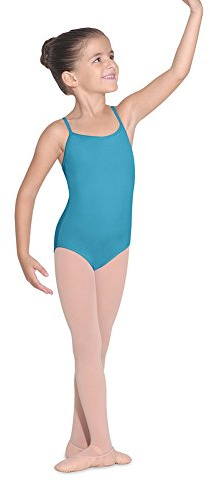 Bloch Dance Girls Parem Microlux Camisole Leotard, Turquoise, 12