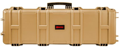 Nuprol Waterproof Hard Case - Large (109 x 39 x 15cm) with Pluck Foam (Tan)