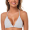 SHEKINI Damen Mädchen BH mit Verschluss vorne, Spitzen Racerback Spitzen BH Triangel Bralette Padded Unterwäsch Bustier Crop Dessous Bügelloser Bralette Top