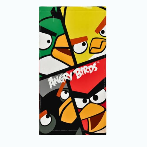 Collectibles Angry Birds Super Soft Cotton Bath/Pool/Beach Towel, 60 in x 30 in, (100% Officially Licensed Product) by Franco
