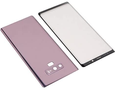 Acouto Telefonglas SC och Bakre Dörrtelefon SC och Bakre Panel Rep -kit för Anmärkning 9 Blue Phone Bakpanel Glas Dörrtelefon Bakdörr Hushållstelefon Bakåt Täcke Glasersättning Telefon Framifrån