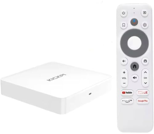 Android TV Box 11.0 – 4K HDR10+ Streaming Media Player, 2GB RAM 32GB ROM, Dual-Band WiFi 2.4G/5G, Voice Control Remote
