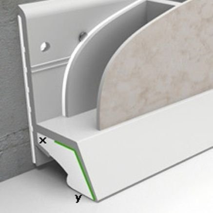 Cladseal Decorative Wall Panel & Cladding Sealing Trim Bathroom Shower Trim