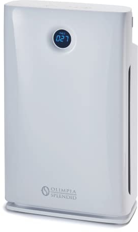 Olimpia Splendid Aura Di Purificatore d'Aria con Ionizzatore, Lampada UV e Tre stadi di filtrazione