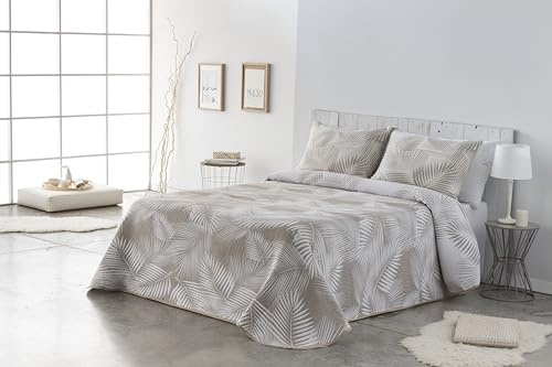 Vialman Lightweight Bouti Couvre-lit Taupe 250x270 cm
