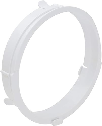 Hose Tube Connector Interface Air Conditioner Exhaust Duct Interface ABS RV Connector Adapter for Mobile Air Conditioning KYR-35 White1