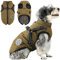 Savlot Hundejacke Winterweste Jacken Hundemantel Hundepullover Haustier Skifahren Kostüm Ärmellose Baumwolle Gepolsterte Weste Mit Brustgurt Gurt
