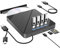 IQUQIXL 7 in1 External CD DVD Drive, 4 USB Ports and TF/SD Card Slots USB 3.0 Portable CD/DVD Disk Drive Player Burner Reader Writer for Laptop MacBook PC Windows 11/10/8/7 Linux OS